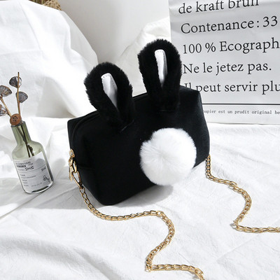 Γυναικεία τσάντα  από βελούδο σε ένα 3D στοιχείο σε διάφορα χρώματα