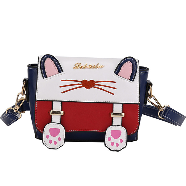 Színes női táska eko bőrből, 3D elemmel