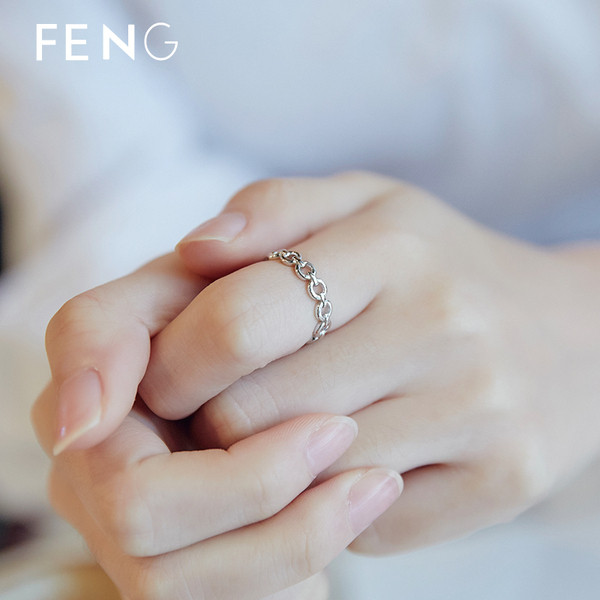 Inel simplu pentru femei de culoare argintie