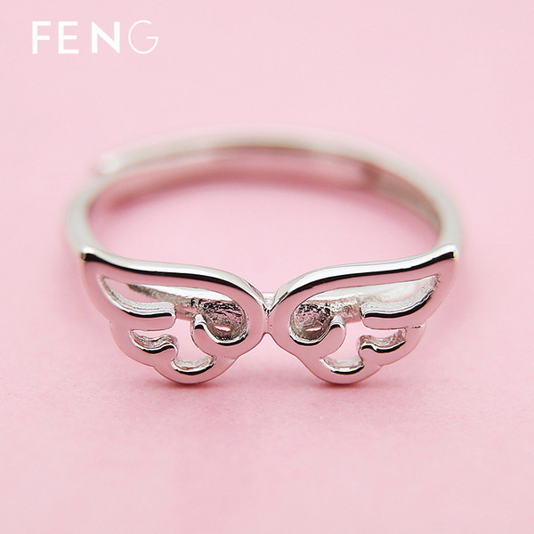 Modern állítható női gyűrű ezüst színben