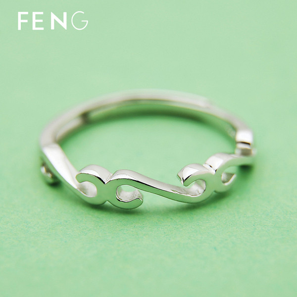 Női hétköznapi gyűrű ezüst színben