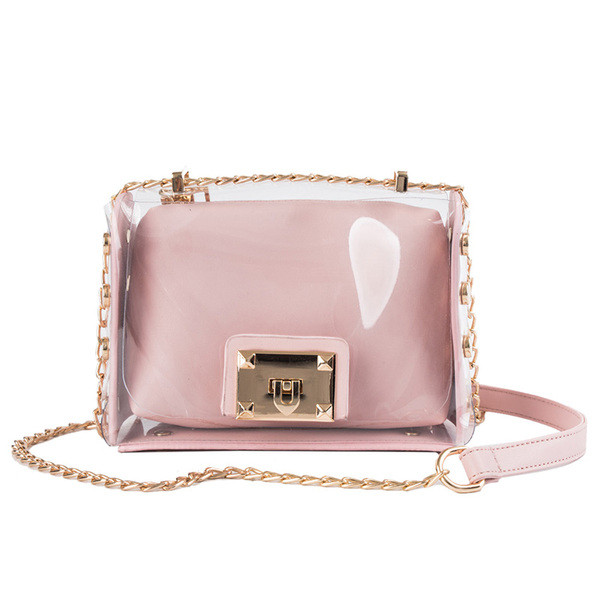 Stílusos női táska fém fogantyúval több színben