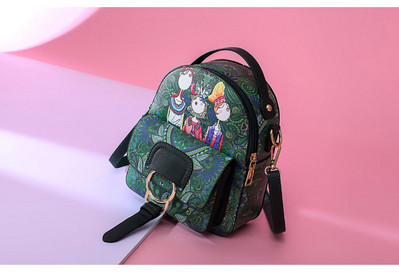 Napi női hátizsák rátéttel, három színben