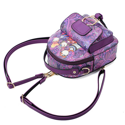 Napi női hátizsák rátéttel, három színben