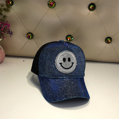 Fényes hatású nyári női sapka három színben