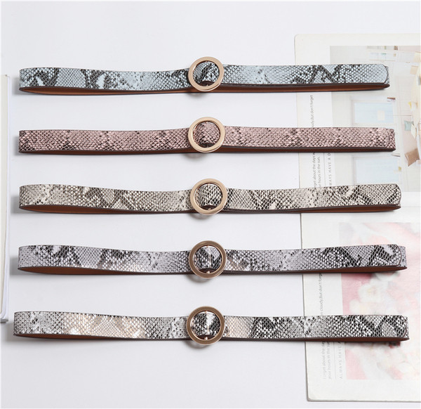 Σύγχρονη γυναικεία ζώνη με διάφορα χρώματα