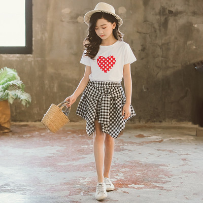 Παιδικό σετ για κορίτσια σε μαύρο και κόκκινο χρώμα