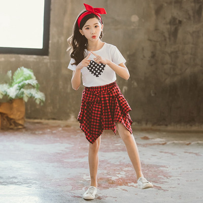 Παιδικό σετ για κορίτσια σε μαύρο και κόκκινο χρώμα