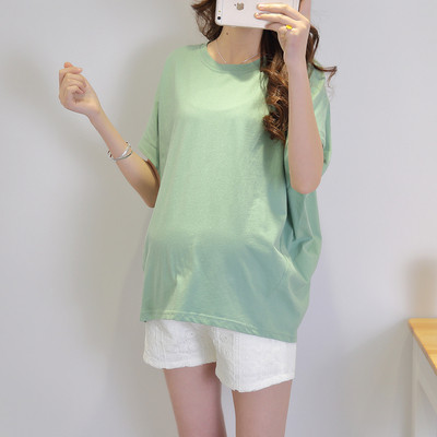 Βαμβακερό T-shirt για έγκυες γυναίκες σε διάφορα χρώματα