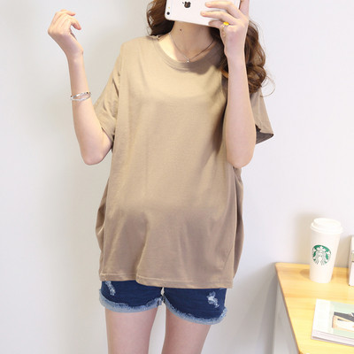 Βαμβακερό T-shirt για έγκυες γυναίκες σε διάφορα χρώματα