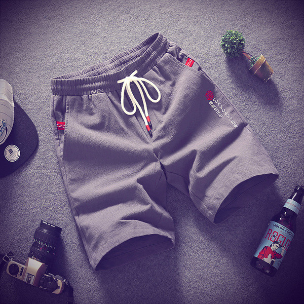 Alkalmi férfi rövidnadrág több színben felirattal