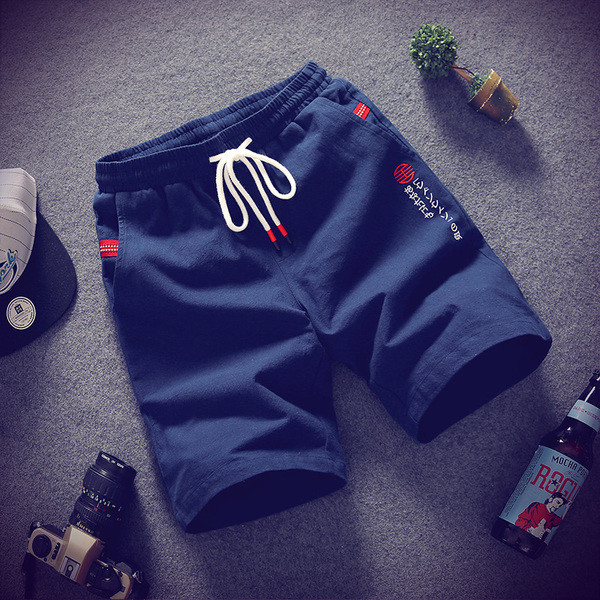 Alkalmi férfi rövidnadrág több színben felirattal