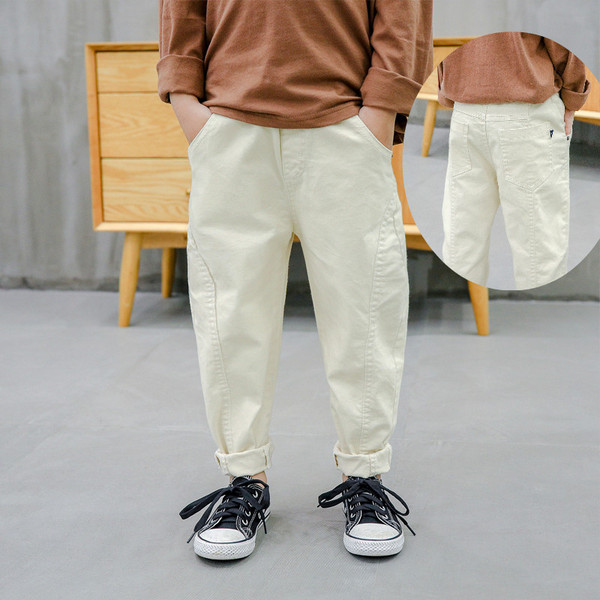 Μοντέρνα παιδικά παντελόνια σε δύο χρώματα