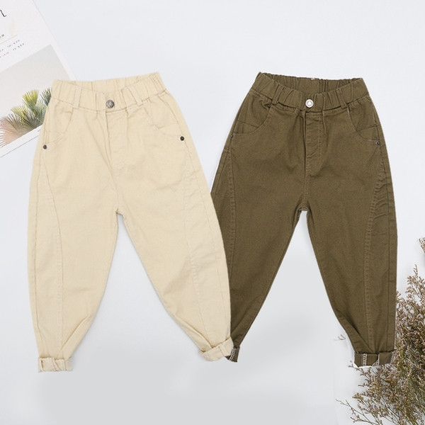Μοντέρνα παιδικά παντελόνια σε δύο χρώματα