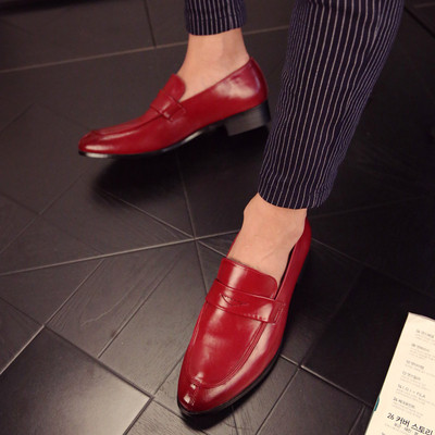 Öko bőrből készült férfi hivatalos cipő több színben két modell