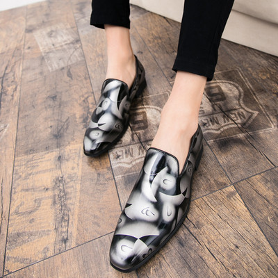 Öko bőrből készült férfi hivatalos cipő több színben két modell