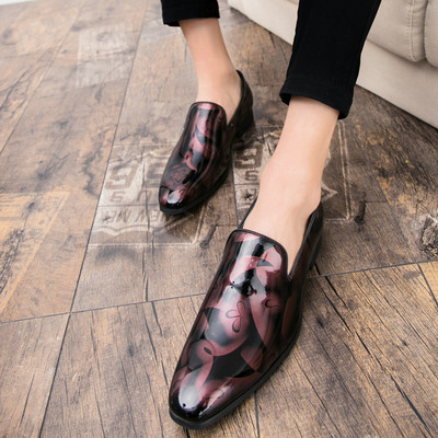 Öko bőrből készült férfi hivatalos cipő több színben két modell