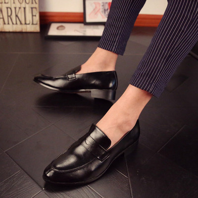 Öko bőrből készült férfi hivatalos cipő több színben két modell