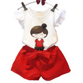 Gyerekkészlet lányoknak nyomattal