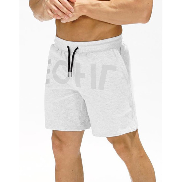 Modern férfi rövidnadrág két színben felirattal