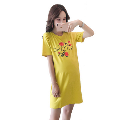 Alkalmi ruha terhes nőknek színes nyomattal három színben