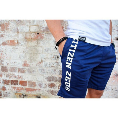 Μοντέρνα ανδρικά σορτς  με  επιγραφή σε τέσσερα χρώματα