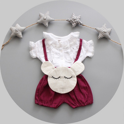 Modern, két részből álló, 3D elemes gyerekkészlet lányoknak