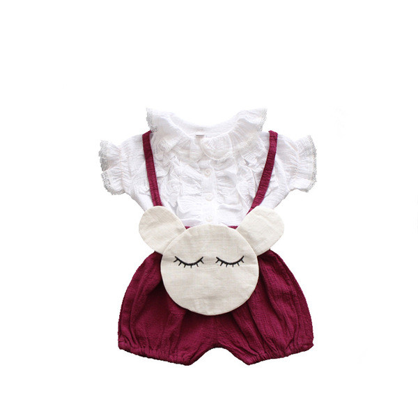 Modern, két részből álló, 3D elemes gyerekkészlet lányoknak