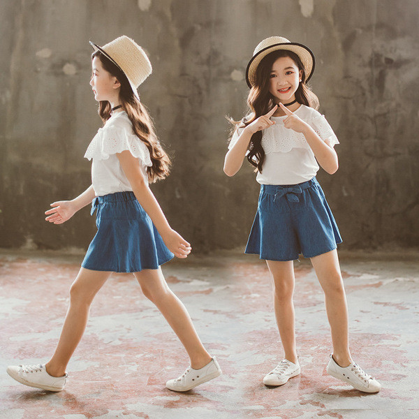 Gyerekkészlet lány blúzhoz és nadrághoz