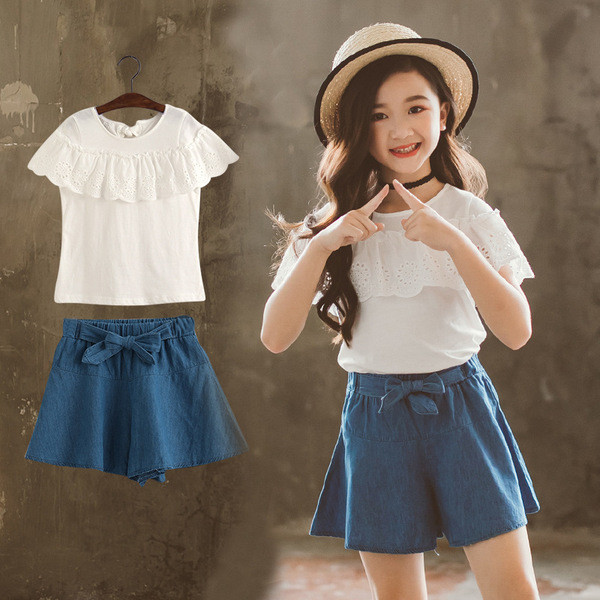 Gyerekkészlet lány blúzhoz és nadrághoz