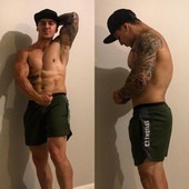 Ανδρικά παντελόνια σε τρία χρώματα με επιγραφή