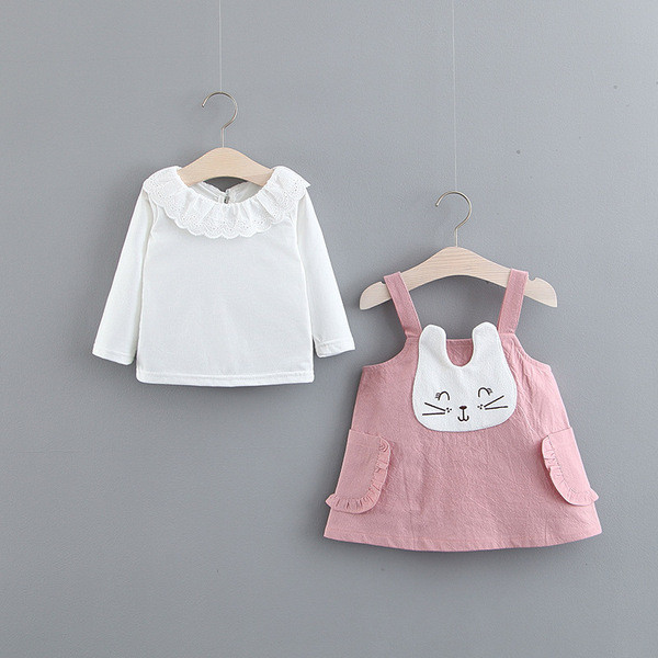 Napi gyerekkészlet lányoknak két részből, rárakással