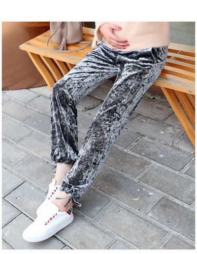 Άνετα παντελόνια για έγκυες γυναίκες από βελούδο σε διάφορα χρώματα