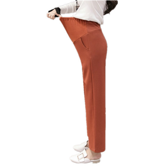 Pantaloni eleganti pentru gravide in doua culori - model lat