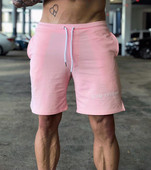 Férfi modern rövidnadrág több színben felirattal