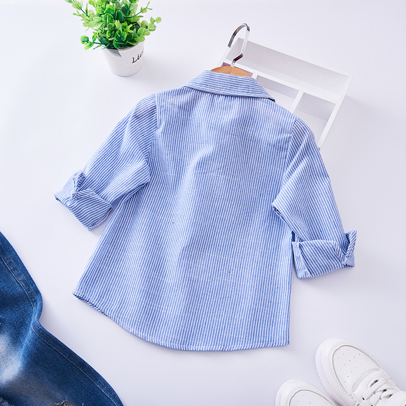 ÚJ Modern csíkos gyereking lányoknak színes hímzéssel