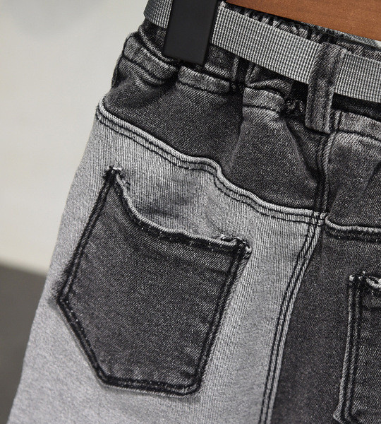 Modern gyerekfarmer szürke színben