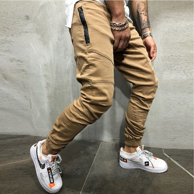 Модерен мъжки панталон с джобове два модела