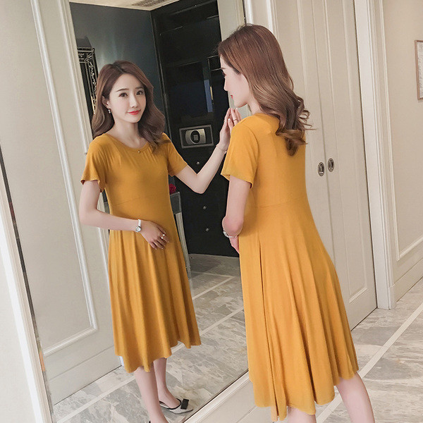 Alkalmi ruha terhes nőknek, rövid ujjú több színben