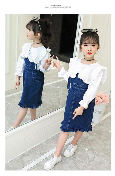 Κομψό παιδικό σετ για κορίτσια και φόρεμα για κορίτσια