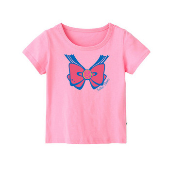 Παιδικό t-shirt για κορίτσια σε τέσσερα χρώματα με εφαρμογές