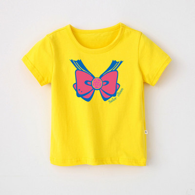 Gyerek póló lányoknak négy színben, rátéttel