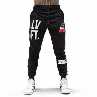 Pantaloni de bărbați sport și casual în negru două modele