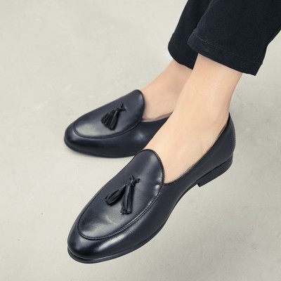 Μοντέρνα ανδρικά δερματίνι μοκασίνια σε δύο χρώματα