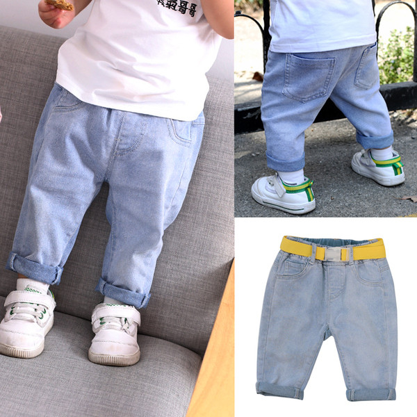 Blugi moderni pentru copii in albastru