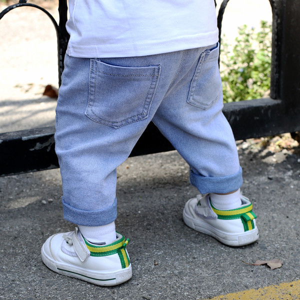 Blugi moderni pentru copii in albastru