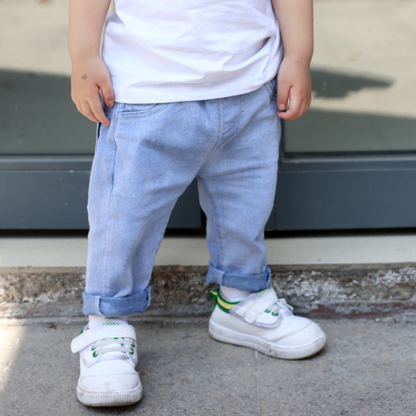 Blugi moderni pentru copii in albastru