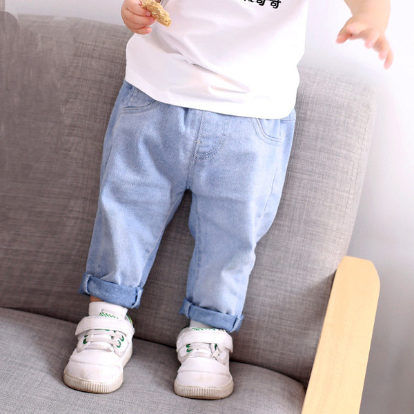 Blugi moderni pentru copii in albastru