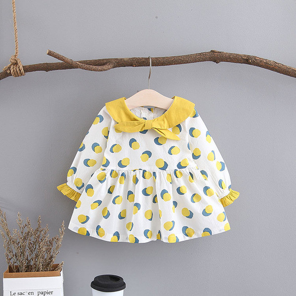 Stílusos gyerekruha, pöttyös hosszú ujjú