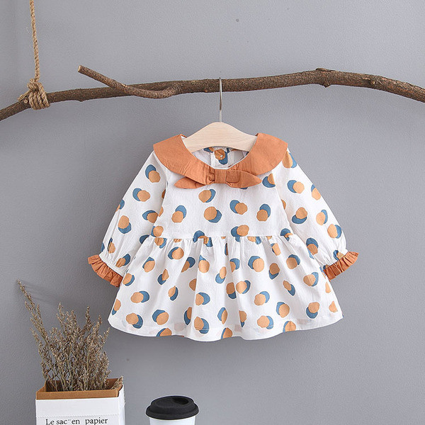 Stílusos gyerekruha, pöttyös hosszú ujjú